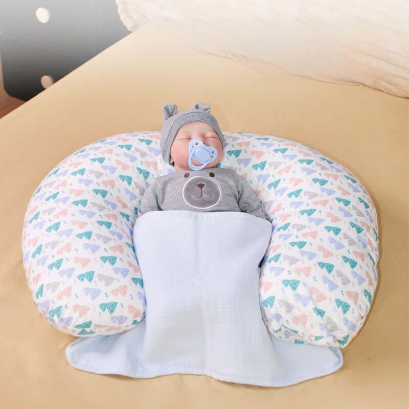 Round Nursing Pillow for Maternity and Baby Feeding